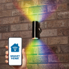 Smart up-down wandlamp GU10 | RVS | Kopenhagen | IP44 LDR08082 - 1