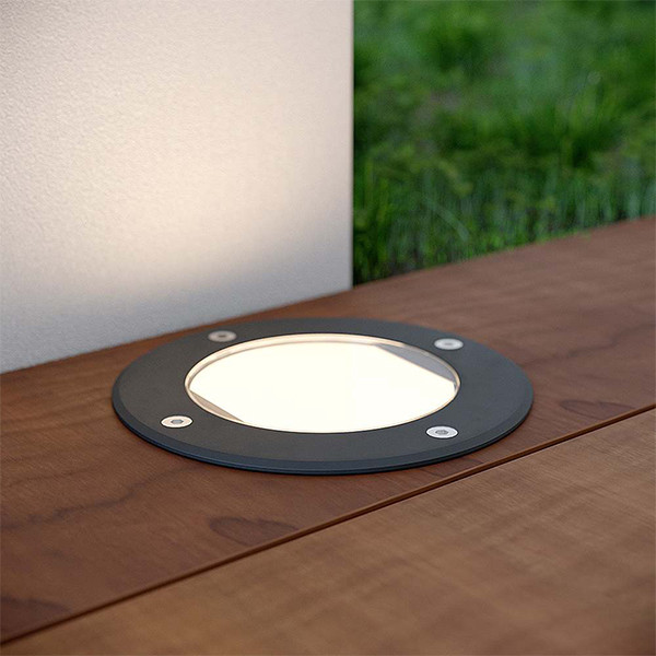 123led Solar grondspot met sensor | Dorton | Antraciet  LDR09420 - 2