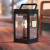 123led Solar lantaarn met sensor | Grosvenor | Zwart  LDR09424 - 2