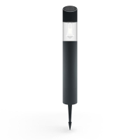 123led Solar lantaarn met sensor | Regent | 50 lumen | Zwart  LDR09435
