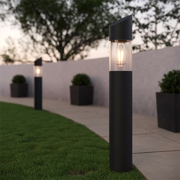 123led Solar lantaarn met sensor | Regent | 50 lumen | Zwart  LDR09435 - 3