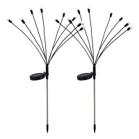 Solar priklamp | Firefly | 3000K | 69 cm hoog | 2 stuks LDR06689