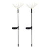 123led Solar priklamp | Firework | 3000K | 82 cm hoog | 2 stuks  LDR06690 - 1