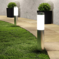 Solar priklamp | London | 3000K | 12 lumen | RVS | 2 stuks LDR09004