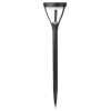 123led Solar prikspot | Lima | Zwart | 3000K | 1W  LDR05034