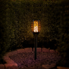 Solar prikspot met vlameffect | Aura | Zwart | 1800K | 2W