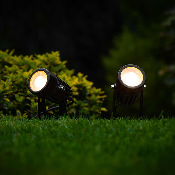 123led Solar prikspots | Atlas | 3000K | 100 lumen | Zwart | 2 stuks  LDR09000 - 1