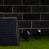 123led Solar prikspots | Hollywood | Zwart | 3000K | 1.5W | 2 stuks  LDR01331 - 2