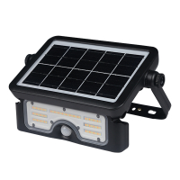 Solar schijnwerper met sensor | Fukuoka | 3000-4000-6000K | IP65 | Zwart | 7W LDR08855