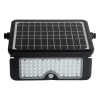 123led Solar schijnwerper met sensor | Kawasaki | 3000K | IP65 | Zwart | 10W  LDR08581 - 2