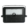 123led Solar schijnwerper met sensor | Kawasaki | 3000K | IP65 | Zwart | 10W  LDR08581 - 3