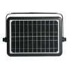 123led Solar schijnwerper met sensor | Kawasaki | 3000K | IP65 | Zwart | 10W  LDR08581 - 4
