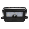 123led Solar schijnwerper met sensor | Kioto | 3000K | IP65 | Zwart | 5W  LDR08580 - 3