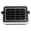 123led Solar schijnwerper met sensor | Kioto | 3000K | IP65 | Zwart | 5W  LDR08580 - 4