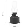 123led Solar tafellamp | 2 lumen | Zwart  LDR09437 - 2