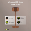 123led Solar tafellamp | 3000K | Dimbaar | IP44 | 2W | Brons  LDR09445 - 4
