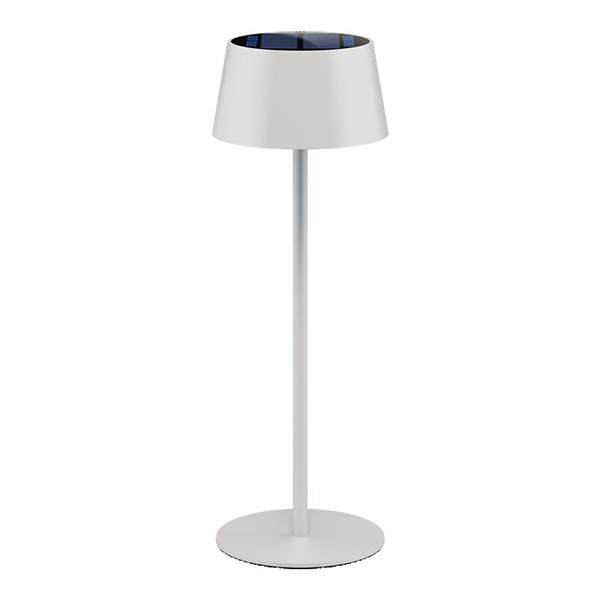 123led Solar tafellamp | 3000K | Dimbaar | IP44 | 2W | Wit  LDR09443 - 1