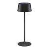 123led Solar tafellamp | 3000K | Dimbaar | IP44 | 2W | Zwart  LDR09444 - 1