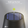 123led Solar tafellamp | 3000K | Dimbaar | IP44 | 2W | Zwart  LDR09444 - 5