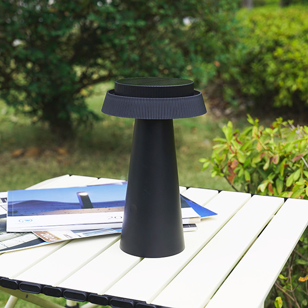 Solar tafellamp | Palermo | 1800-2700-3000K | Dimbaar | IP54 | Zwart LDR08728 - 2
