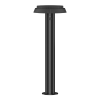 Solar tuinlantaarn met sensor 50 cm | Palermo | 1800-2700-3000K | IP44 | Zwart LDR08735
