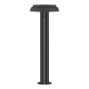 Solar tuinlantaarn met sensor 50 cm | Palermo | 1800-2700-3000K | IP44 | Zwart LDR08735 - 1
