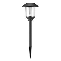 123led Solar tuinverlichting met sensor | Grace | Zwart  LDR09422