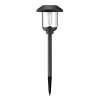 123led Solar tuinverlichting met sensor | Grace | Zwart  LDR09422 - 1