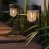 123led Solar tuinverlichting met sensor | Hamptons | 6 lumen | Zwart | 2 stuks  LDR09425 - 2