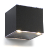 123led Solar wandlamp | Avon | Down | 3000K | IP54 | Zwart  LDR08534 - 1