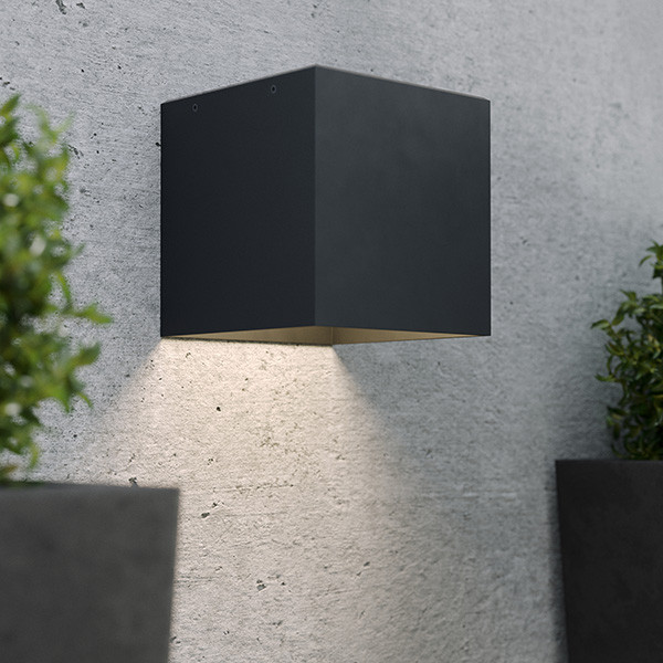 123led Solar wandlamp | Chelmsford | 3000K | 50 lumen | Antraciet  LDR09018 - 1