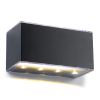 123led Solar wandlamp | Chelsea | Up & Down | 3000K | IP54 | Zwart  LDR08538 - 2