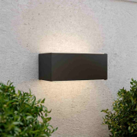 123led Solar wandlamp | Chelsea | Up & Down | 3000K | IP54 | Zwart  LDR08538