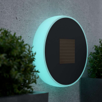 123led Solar wandlamp | Eclipse 30 | Multicolor | 60 lumen | Antraciet  LDR09027