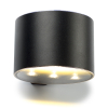 123led Solar wandlamp | Gloucester | Down | 3000K | IP54 | Zwart  LDR08536 - 2