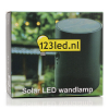 123led Solar wandlamp | Grantham | Up & Down | 3000K | IP54 | Zwart  LDR08530 - 5