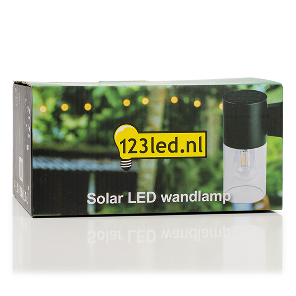 123led Solar wandlamp | Salcombe | 3000K | IP54 | Zwart  LDR08539 - 5