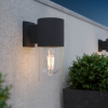 123led Solar wandlamp | Salcombe | 3000K | IP54 | Zwart  LDR08539 - 1