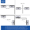 Solar wandlamp met Auto-Link sensor | 4000K | IP65 | Zwart LDR06829 - 6