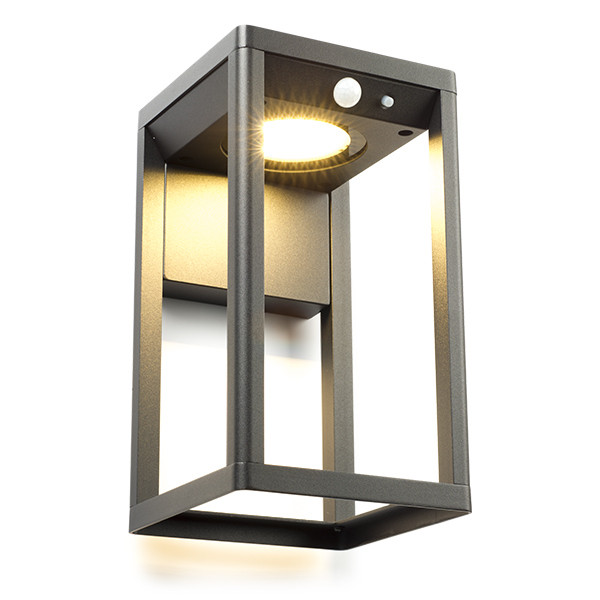 Solar wandlamp met beweging & schemersensor | Berkshire | 3000K | IP54 | Zwart LDR08541 - 2