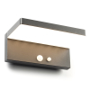 Solar wandlamp met beweging & schemersensor | Greenwich | 3000K | IP54 | Zwart
