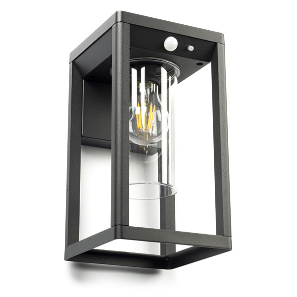 Solar wandlamp met beweging & schemersensor | Kensington | 3000K | IP54 | Zwart LDR08542 - 3
