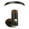Solar wandlamp met beweging & schemersensor | Notting Hill | 3000K | IP54 | Zwart LDR08544 - 1