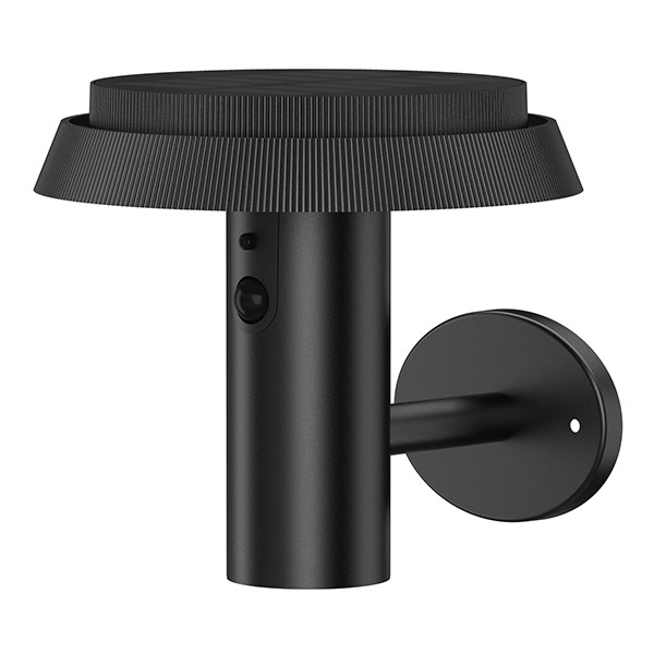 Solar wandlamp met beweging & schemersensor | Palermo | 1800-2700-3000K | IP44 | Zwart LDR08734 - 1