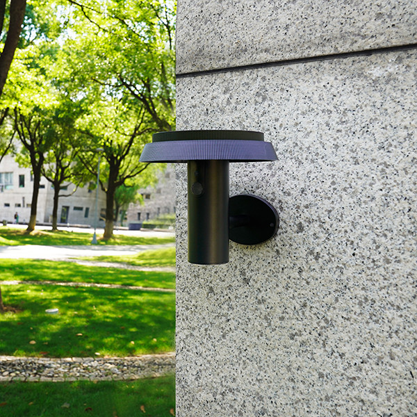Solar wandlamp met beweging & schemersensor | Palermo | 1800-2700-3000K | IP44 | Zwart LDR08734 - 2