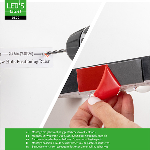 Solar wandlamp met schemerssensor | 3000K-4000K-6500K | IP44 | Zwart | 2 stuks LDR06843 - 6