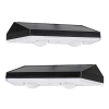 Solar wandlamp met sensor | 3000K-4000K-6500K | IP44 | Zwart | 2 stuks LDR06843 - 1