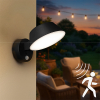 Solar wandlamp met sensor | 4000K | IP54 | Zwart LDR06844 - 3