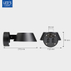 Solar wandlamp met sensor | 4000K | IP54 | Zwart LDR06844 - 8