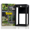 123led Solar wandlamp met sensor | Berkshire | 3000K | IP54 | Zwart  LDR08541 - 2